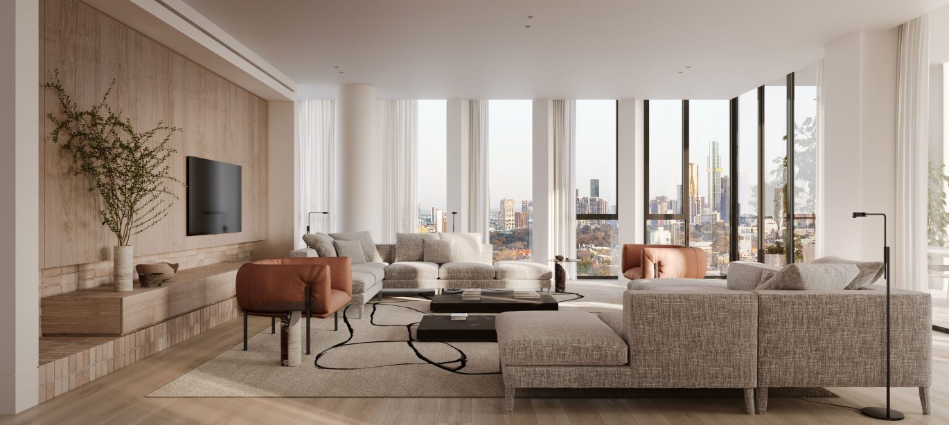 Gabriel Saunders Claremont Street 08 Penthouse Living