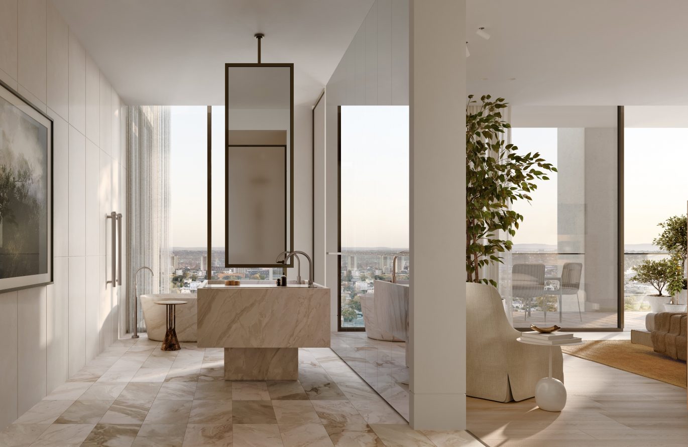 Gabriel Saunders Claremont Street 11 Penthouse Master Ensuite