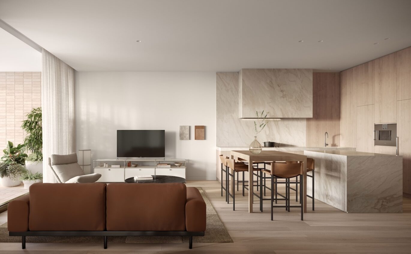 Gabriel Saunders Claremont Street 25 Living Kitchen Type2