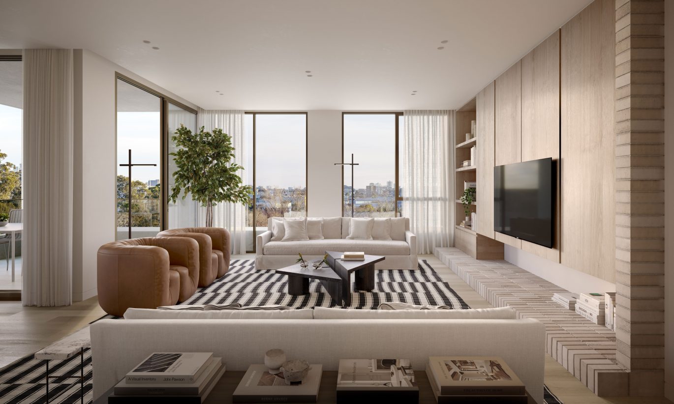 Gabriel Saunders Claremont Street 33 3 Bed Apt Living 2 Type10 V2
